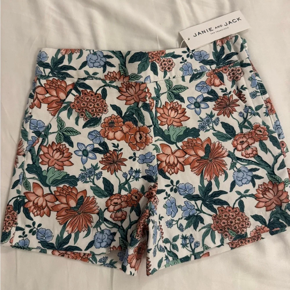 NWT Janie and Jack Floral Shorts - 4
